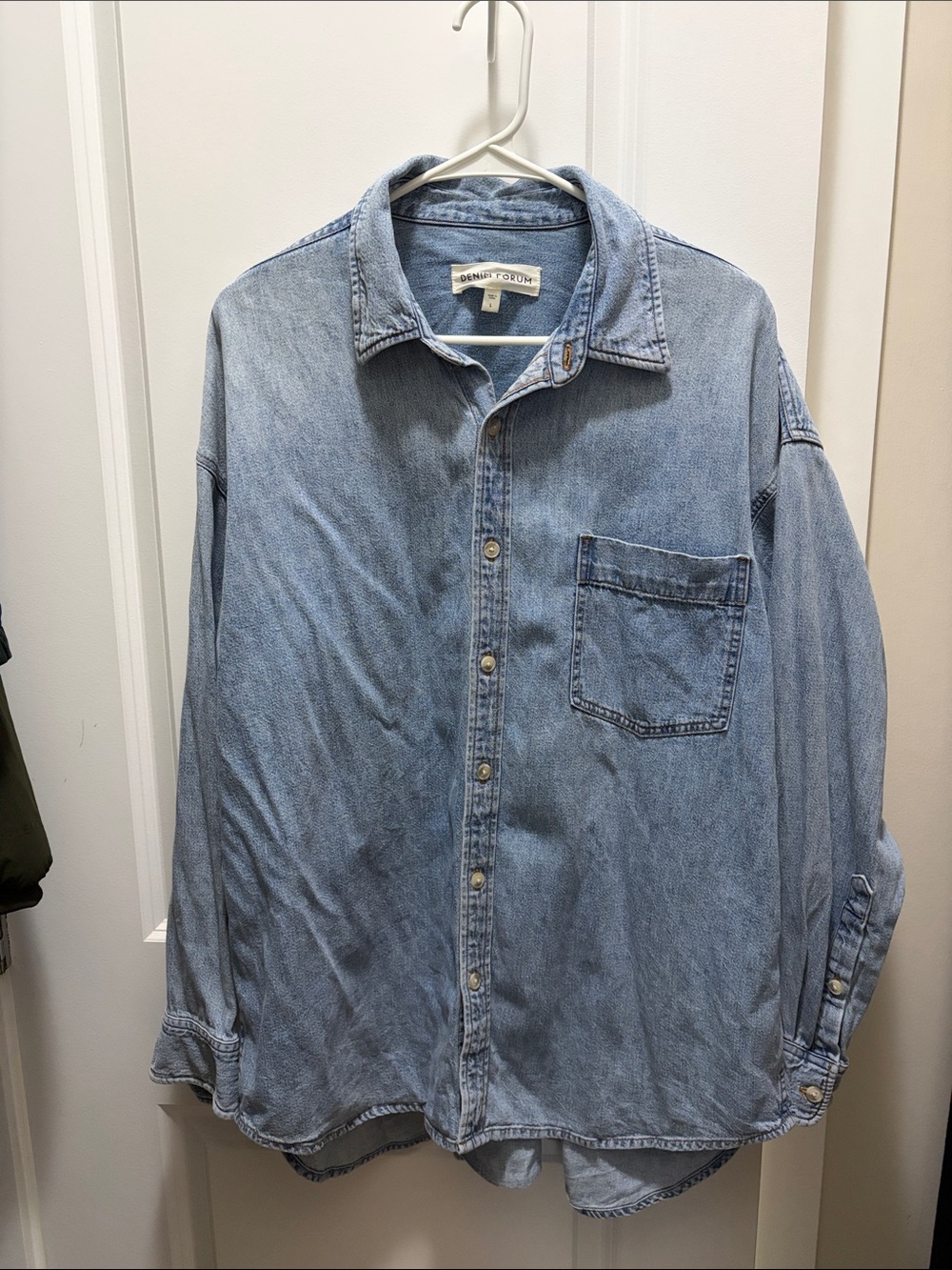 Denim Forum The '80s Comfy Denim Shirt